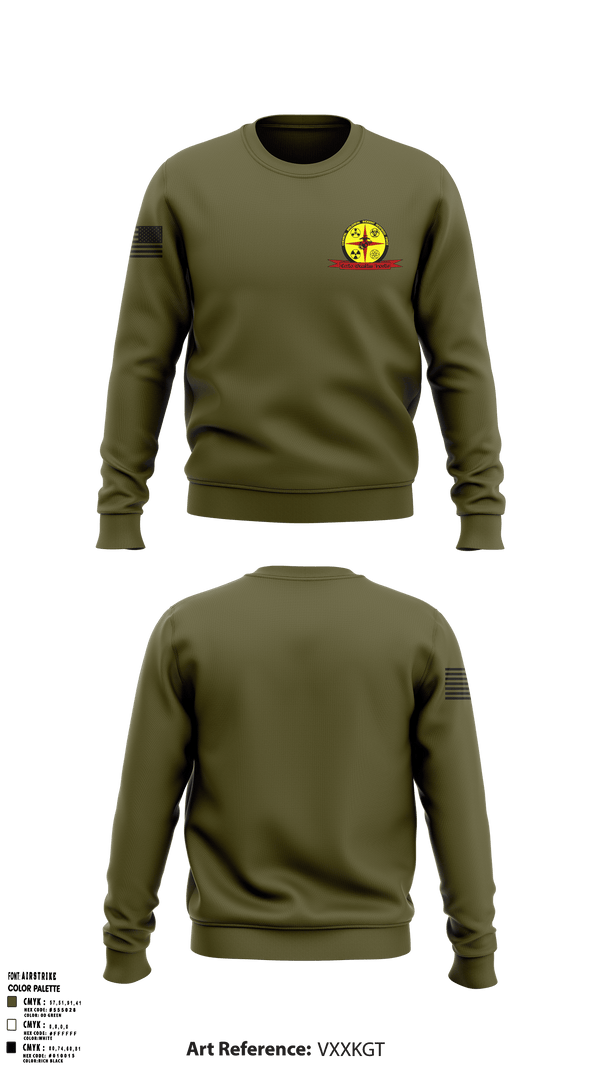 Crew Neck Sweatshirt, CBIRF, Marines, Teamtime, Team time, sublimation, custom sports apparel, team uniforms, spirit wear, spiritwear, sports uniforms, custom shirts, team store, custom team store, fundraiser sports, apparel fundraiser