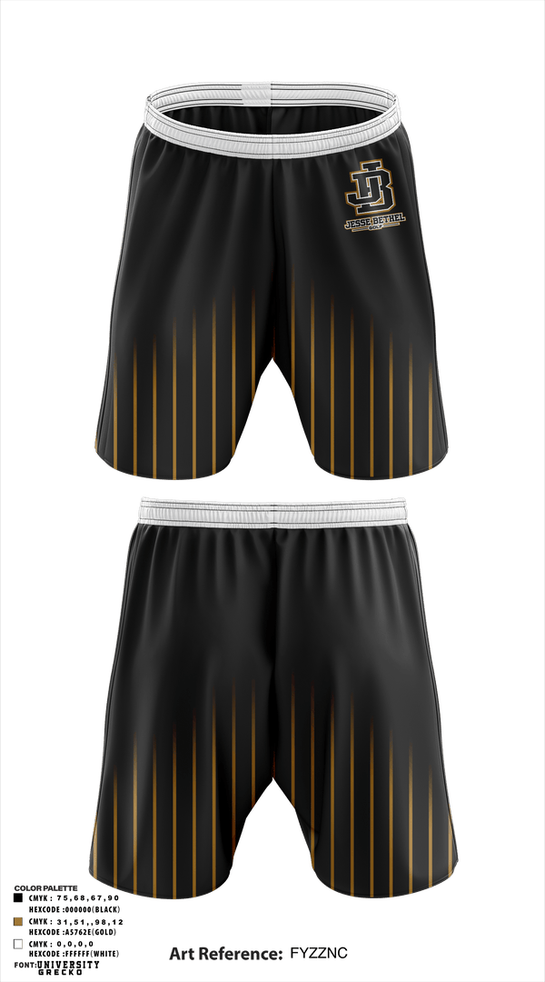 Athletic Shorts With Pockets, Jesse Bethel High School Golf, Golf, Teamtime, Team time, sublimation, custom sports apparel, team uniforms, spirit wear, spiritwear, sports uniforms, custom shirts, team store, custom team store, fundraiser sports, apparel fundraiser