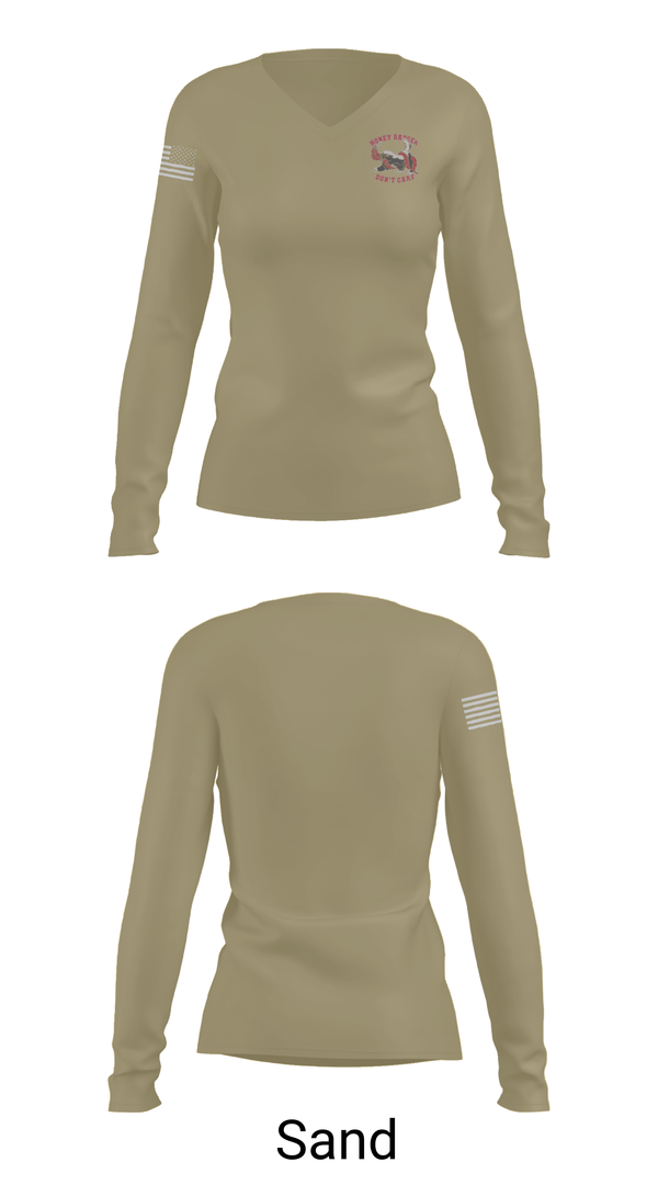 Womens Long Sleeve Vneck Shirt, B co 236th BEB, 30th ABCT, , Teamtime, Team time, sublimation, custom sports apparel, team uniforms, spirit wear, spiritwear, sports uniforms, custom shirts, team store, custom team store, fundraiser sports, apparel fundraiser