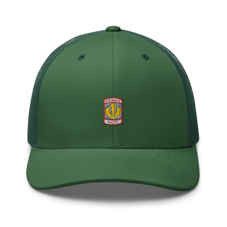 Lewis County Lions 17232794 Retro Trucker Hat | Yupoong 6606