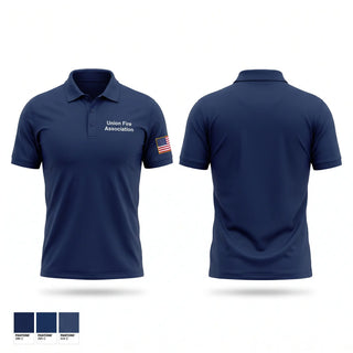 Short Sleeve Performance Polo, Union Fire Association, Fire Department, Teamtime, Team time, sublimation, custom sports apparel, team uniforms, spirit wear, spiritwear, sports uniforms, custom shirts, team store, custom team store, fundraiser sports, apparel fundraiser