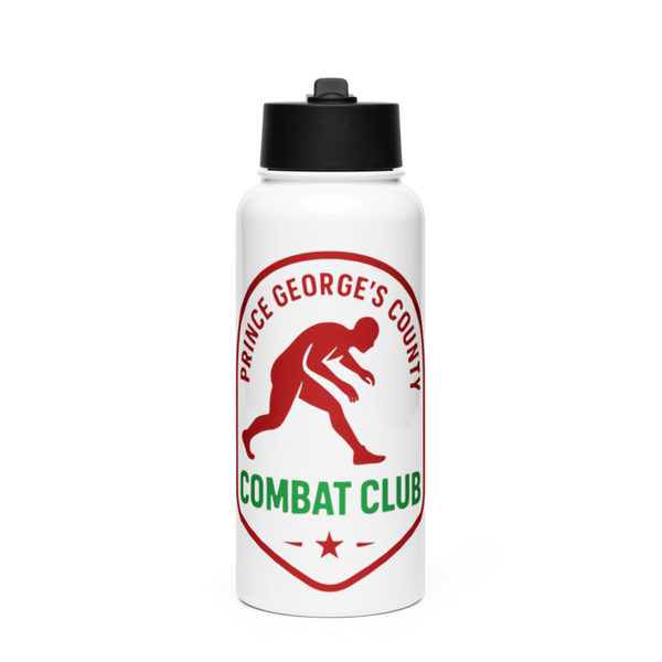 Pg Combat club 6990315 Stainless Steel Water Bottle with a Straw Lid