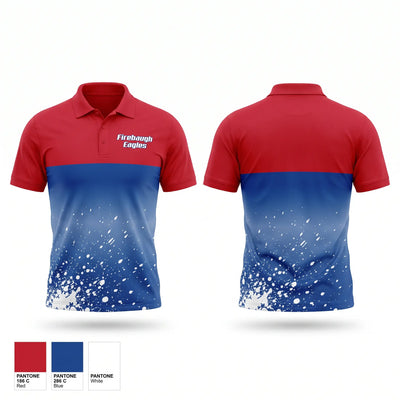 Firebaugh Eagles Short Sleeve Performance Polo - 1