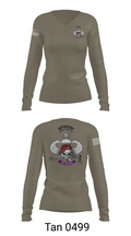 A CO 426th CA BN (A) 14616234 Women's Long Sleeve V-neck Shirt - 11