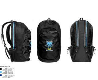 Gear Bag, Clarksville Lady Panters, Softball, Teamtime, Team time, sublimation, custom sports apparel, team uniforms, spirit wear, spiritwear, sports uniforms, custom shirts, team store, custom team store, fundraiser sports, apparel fundraiser