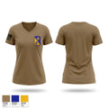 1-222d 39265942 Women's Short Sleeve V-neck Shirt - 1