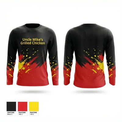 Uncle Mike's Grilled Chicken 93083253 Long Sleeve Performance Shirt 1