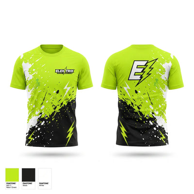 ELEKTRIK ELITE TRACK CLUB Short Sleeve Performance Shirt - 1