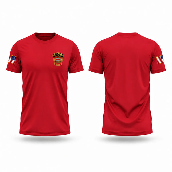 Pulaski Fire Department Short Sleeve Performance Shirt - 1