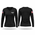 Dyersburg Police 83663481 Women's Long Sleeve V-neck Shirt - 1