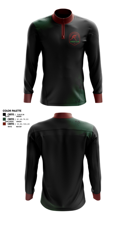 Pg Combat club 6990315 Quarter Zip Jacket - 1