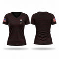 Salem vol department Women's Short Sleeve V-neck Shirt - 1