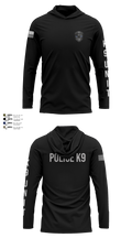 Roy Cit Police K9 Long Sleeve Hooded Sun Shirt - 105