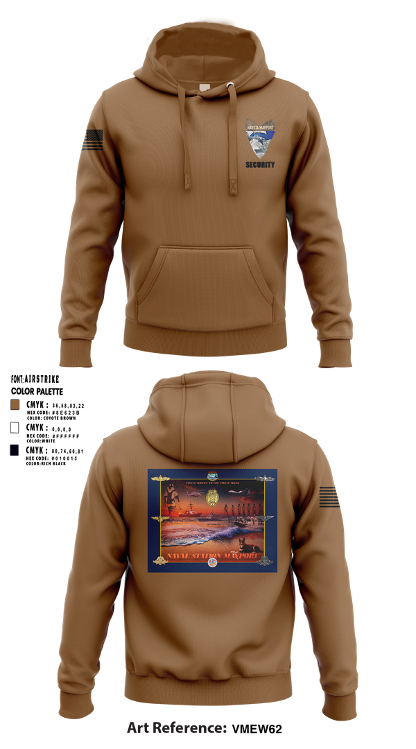Hoodie, NAVSTA MAYPORT SECURITY, , Teamtime, Team time, sublimation, custom sports apparel, team uniforms, spirit wear, spiritwear, sports uniforms, custom shirts, team store, custom team store, fundraiser sports, apparel fundraiser
