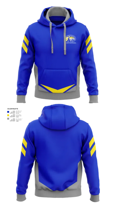 Bland High School Softball 1200236 Hoodie - 10