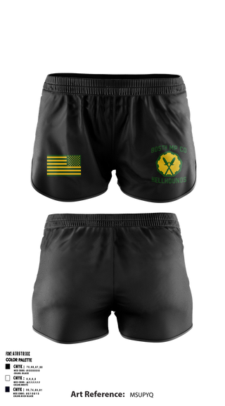 Ranger Panties, 805th military police company, , Teamtime, Team time, sublimation, custom sports apparel, team uniforms, spirit wear, spiritwear, sports uniforms, custom shirts, team store, custom team store, fundraiser sports, apparel fundraiser