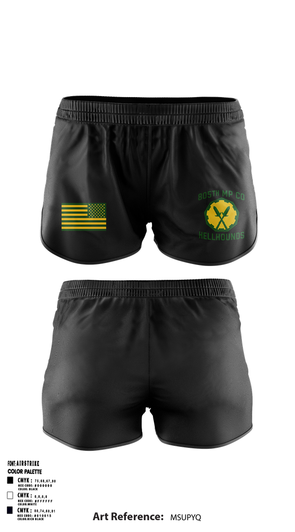 Ranger Panties, 805th military police company, , Teamtime, Team time, sublimation, custom sports apparel, team uniforms, spirit wear, spiritwear, sports uniforms, custom shirts, team store, custom team store, fundraiser sports, apparel fundraiser