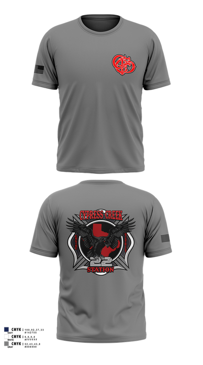 Cy creek fire 22 83530628 Old School Cotton Feel Shirt - 2