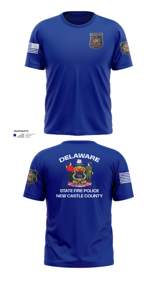 Old School Cotton Feel Shirt, Delaware State Fire Polic, Police, Teamtime, Team time, sublimation, custom sports apparel, team uniforms, spirit wear, spiritwear, sports uniforms, custom shirts, team store, custom team store, fundraiser sports, apparel fundraiser