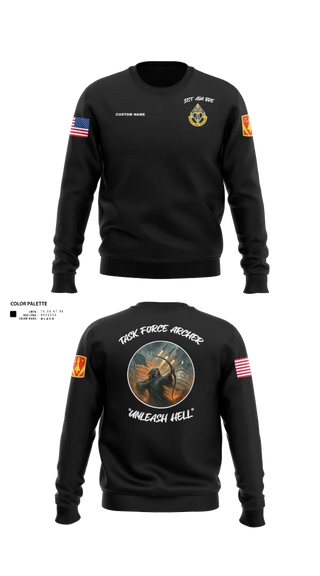 Crew Neck Sweatshirt, HHB, 31st ADA BDE, , Teamtime, Team time, sublimation, custom sports apparel, team uniforms, spirit wear, spiritwear, sports uniforms, custom shirts, team store, custom team store, fundraiser sports, apparel fundraiser