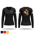 MSV 12927100 Women's Long Sleeve V-neck Shirt - 1