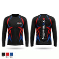 Midwest Xtreme Wrestling Long Sleeve Performance Shirt - 1