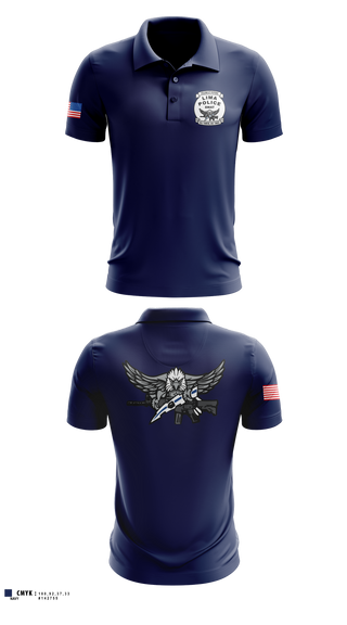 Short Sleeve Performance Polo, Lima Police Swat, Police, Teamtime, Team time, sublimation, custom sports apparel, team uniforms, spirit wear, spiritwear, sports uniforms, custom shirts, team store, custom team store, fundraiser sports, apparel fundraiser