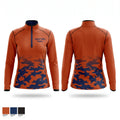 Clayton Valley Flames Quarter Zip Jacket - 1