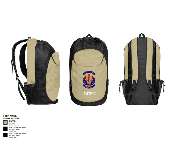 Gear Bag, IWTF-C, Air Force, Teamtime, Team time, sublimation, custom sports apparel, team uniforms, spirit wear, spiritwear, sports uniforms, custom shirts, team store, custom team store, fundraiser sports, apparel fundraiser