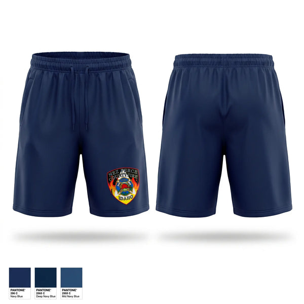 Athletic Shorts With Pockets, Nez Perce County Fire, Fire Department, Teamtime, Team time, sublimation, custom sports apparel, team uniforms, spirit wear, spiritwear, sports uniforms, custom shirts, team store, custom team store, fundraiser sports, apparel fundraiser