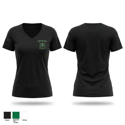 Womens Short Sleeve Vneck Shirt, Schenectady County Sheriff patrol PBA, Police, Teamtime, Team time, sublimation, custom sports apparel, team uniforms, spirit wear, spiritwear, sports uniforms, custom shirts, team store, custom team store, fundraiser sports, apparel fundraiser