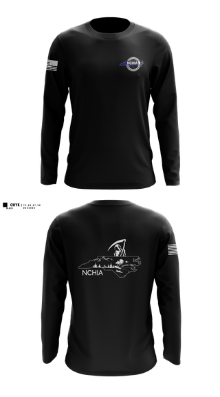 Long Sleeve Performance Shirt, North Carolina Homicide Investigators Association, Police, Teamtime, Team time, sublimation, custom sports apparel, team uniforms, spirit wear, spiritwear, sports uniforms, custom shirts, team store, custom team store, fundraiser sports, apparel fundraiser