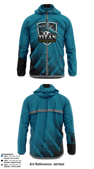 Windbreaker, Titan Strikers FC, Men's Soccer, Teamtime, Team time, sublimation, custom sports apparel, team uniforms, spirit wear, spiritwear, sports uniforms, custom shirts, team store, custom team store, fundraiser sports, apparel fundraiser