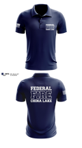 China lake fire department Short Sleeve Performance Polo - 11