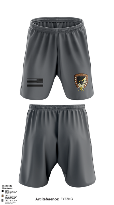 Echo Company, 1-227 AB, 1ACB, 1CD 36201822 Athletic Shorts With Pockets - 3