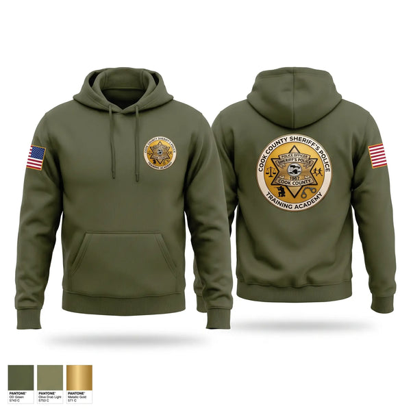 Hoodie, Cook County Sheriff Police Training Academy, Police, Teamtime, Team time, sublimation, custom sports apparel, team uniforms, spirit wear, spiritwear, sports uniforms, custom shirts, team store, custom team store, fundraiser sports, apparel fundraiser