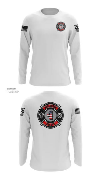 Long Sleeve Performance Shirt, Gallatin Fire Department Station 4, Fire Department, Teamtime, Team time, sublimation, custom sports apparel, team uniforms, spirit wear, spiritwear, sports uniforms, custom shirts, team store, custom team store, fundraiser sports, apparel fundraiser