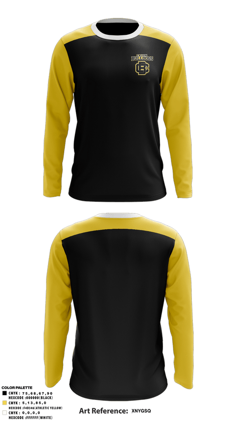 Long Sleeve Performance Shirt, Calvin Bulldogs, Baseball, Teamtime, Team time, sublimation, custom sports apparel, team uniforms, spirit wear, spiritwear, sports uniforms, custom shirts, team store, custom team store, fundraiser sports, apparel fundraiser