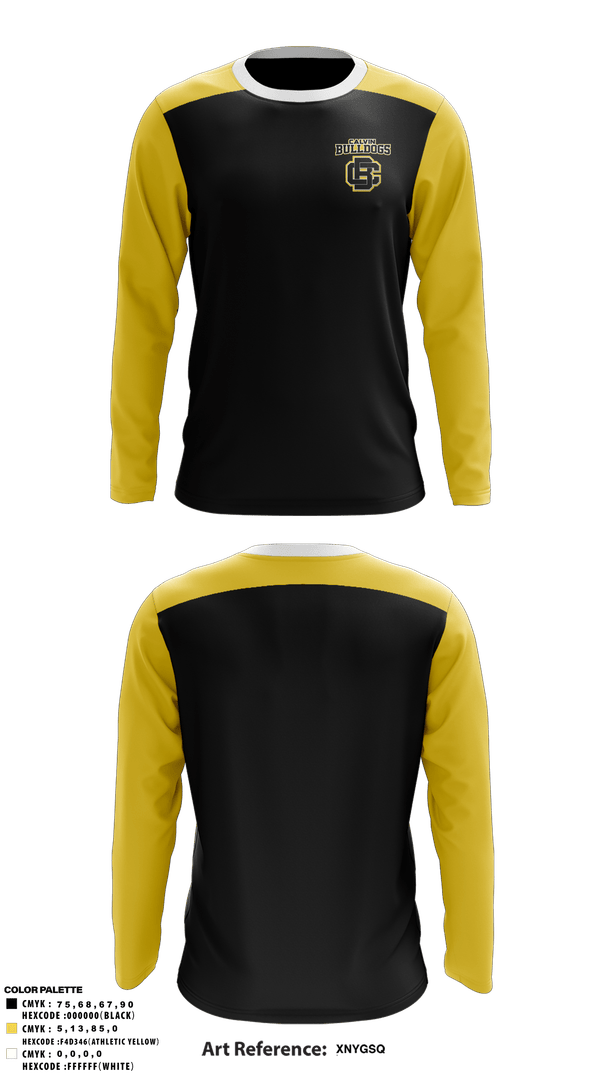 Long Sleeve Performance Shirt, Calvin Bulldogs, Baseball, Teamtime, Team time, sublimation, custom sports apparel, team uniforms, spirit wear, spiritwear, sports uniforms, custom shirts, team store, custom team store, fundraiser sports, apparel fundraiser