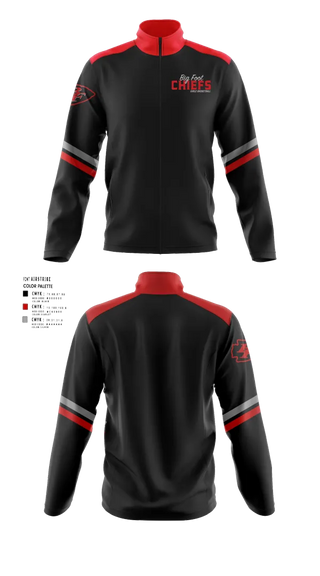 Fleece Jacket, Big Foot Chiefs, Women's Basketball, Teamtime, Team time, sublimation, custom sports apparel, team uniforms, spirit wear, spiritwear, sports uniforms, custom shirts, team store, custom team store, fundraiser sports, apparel fundraiser