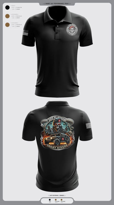Ghost Riders 85736262 Short Sleeve Performance Polo - 5