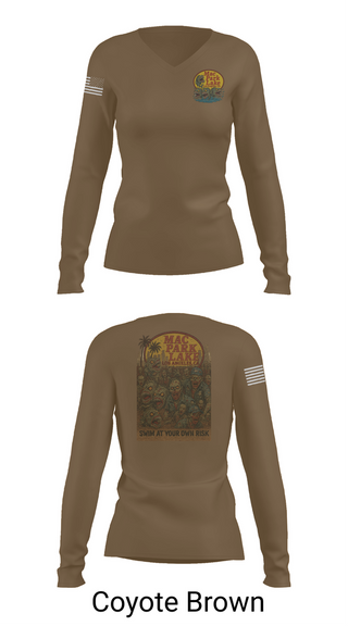 Womens Long Sleeve Vneck Shirt, MACARTHUR PARK UNIT, , Teamtime, Team time, sublimation, custom sports apparel, team uniforms, spirit wear, spiritwear, sports uniforms, custom shirts, team store, custom team store, fundraiser sports, apparel fundraiser