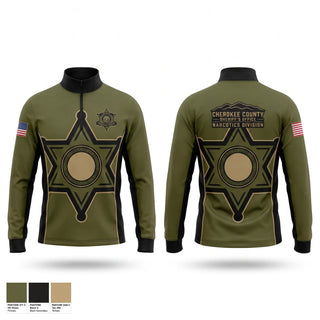 Windbreaker, Cherokee County Sheriffs Office Narcotics Division, Police, Teamtime, Team time, sublimation, custom sports apparel, team uniforms, spirit wear, spiritwear, sports uniforms, custom shirts, team store, custom team store, fundraiser sports, apparel fundraiser