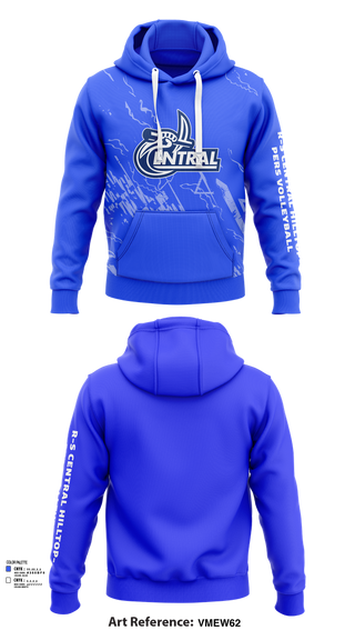 Hoodie, R-S Central Hilltoppers Volleyball, Women's Volleyball, Teamtime, Team time, sublimation, custom sports apparel, team uniforms, spirit wear, spiritwear, sports uniforms, custom shirts, team store, custom team store, fundraiser sports, apparel fundraiser