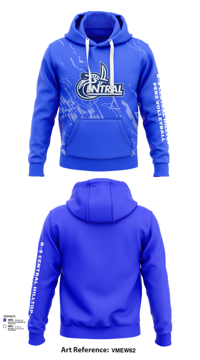 R-S Central Hilltoppers Volleyball 15542633 Hoodie - 81