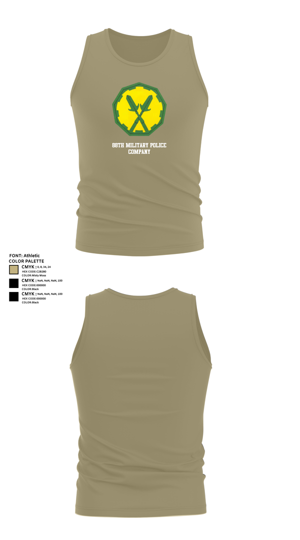 Tank Top, 88th Military Police Company, , Teamtime, Team time, sublimation, custom sports apparel, team uniforms, spirit wear, spiritwear, sports uniforms, custom shirts, team store, custom team store, fundraiser sports, apparel fundraiser
