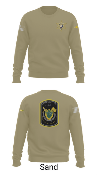 Crew Neck Sweatshirt, C.C.S.O. CERT, , Teamtime, Team time, sublimation, custom sports apparel, team uniforms, spirit wear, spiritwear, sports uniforms, custom shirts, team store, custom team store, fundraiser sports, apparel fundraiser