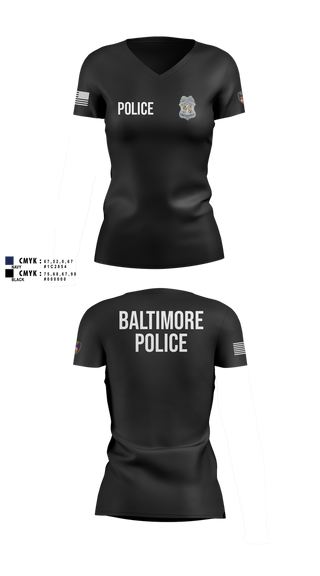 Womens Short Sleeve Vneck Shirt, team name, Police, Teamtime, Team time, sublimation, custom sports apparel, team uniforms, spirit wear, spiritwear, sports uniforms, custom shirts, team store, custom team store, fundraiser sports, apparel fundraiser