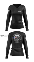 D3 Violent Crimes Reduction Team 16983979 Women's Long Sleeve V-neck Shirt - 5
