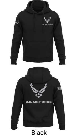 Hoodie, USAF Volunteer, Air Force, Teamtime, Team time, sublimation, custom sports apparel, team uniforms, spirit wear, spiritwear, sports uniforms, custom shirts, team store, custom team store, fundraiser sports, apparel fundraiser